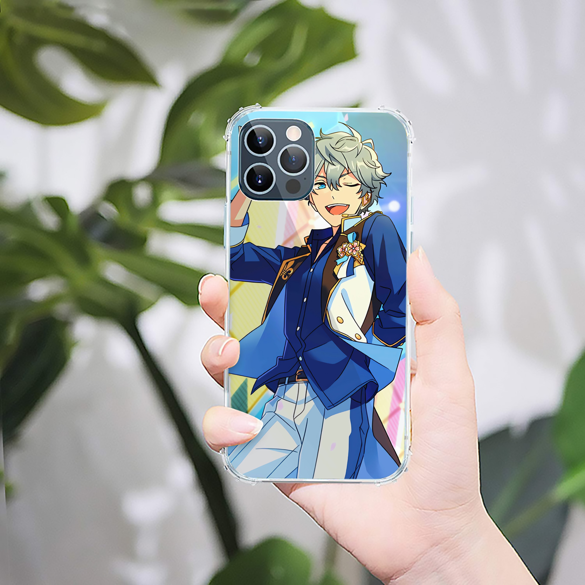 （画像用） あんさんぶるスターズ! Ensemble Stars 【iPhone 12シリーズ対応】透明スマホケース（クリアソフトケース）